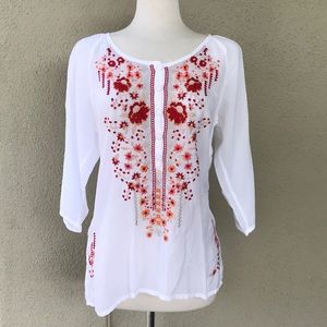 Johnny Was Olivia Blouse NWT